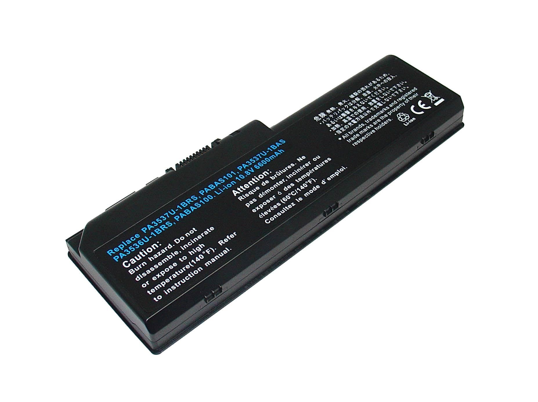 Toshiba Satellite P200D-11R Laptop Battery - 6600mAh, black